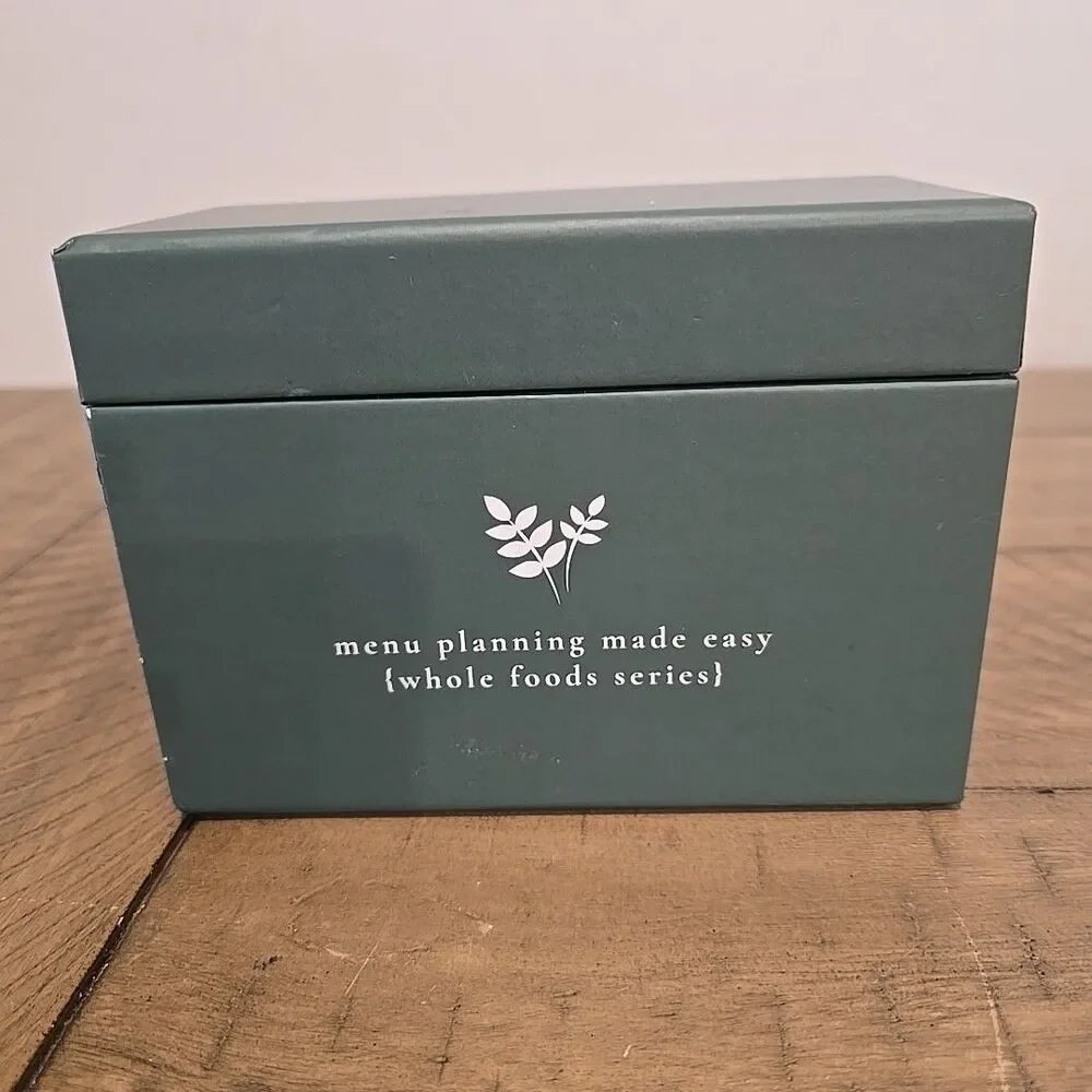 Passionate Penny Pincher Menu Planning Made Easy Whole Food Series Recipe Box